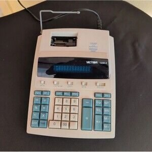 Victor Technology Model 1230-3 Printing Calculator  - Works